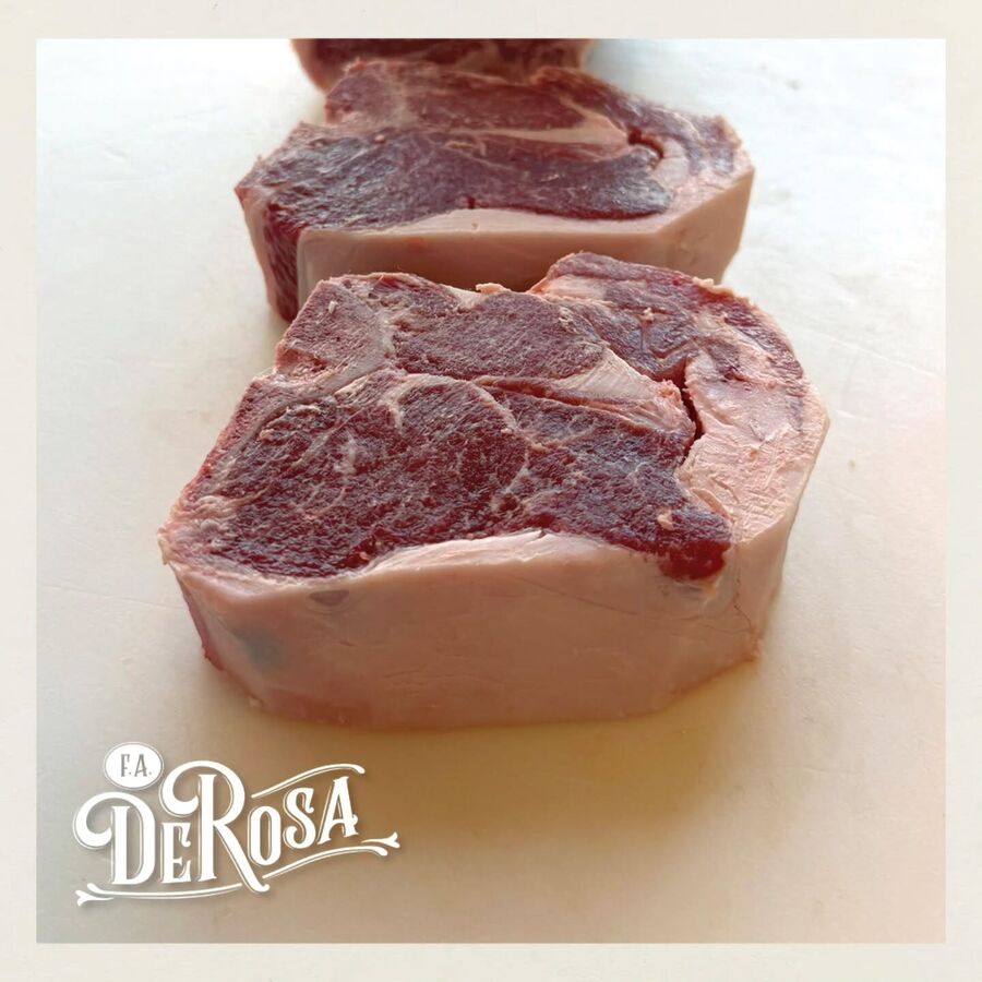 Thick-cut USDA Prime NY strip steaks